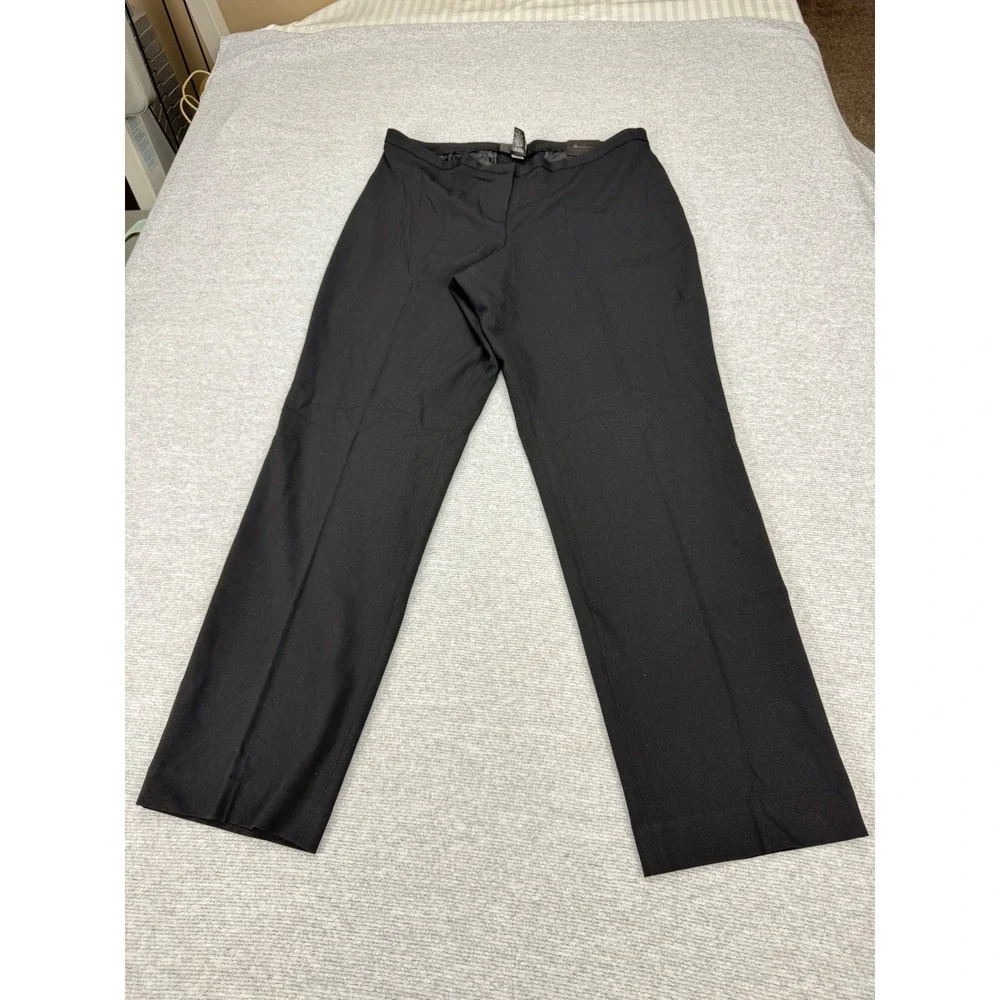Lane Bryant The Sophie Straight Leg Dress Pants Black Size 14‎ Regular Stretch